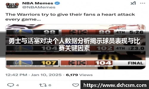 勇士与活塞对决个人数据分析揭示球员表现与比赛关键因素